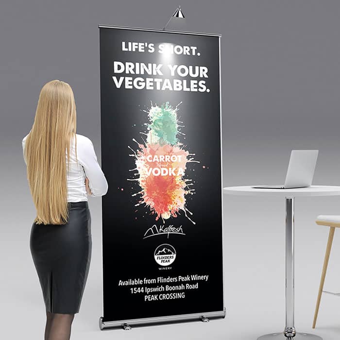 vodka label graphic design kalbar