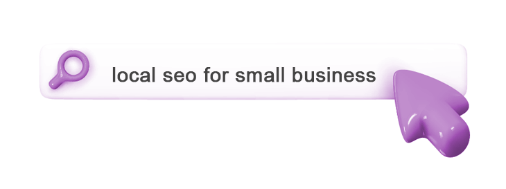 local SEO for small business search illustration