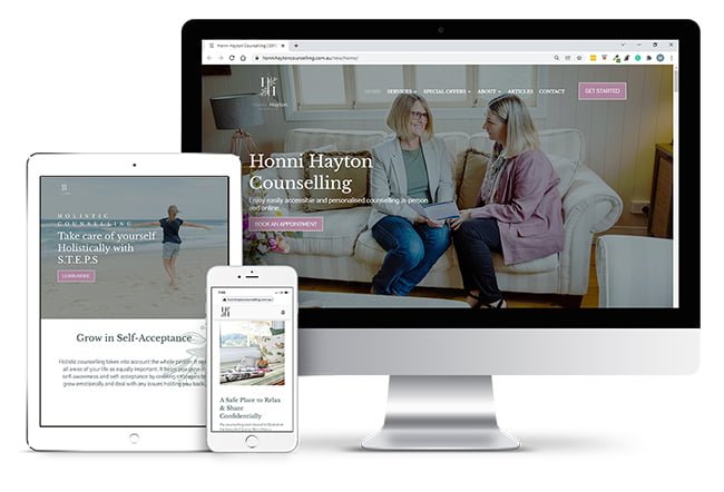 Counsellor Website for Honni Hayton Counselling